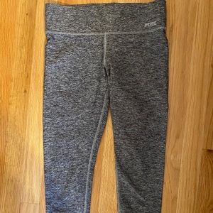 Brand pink , grey cropped leggings